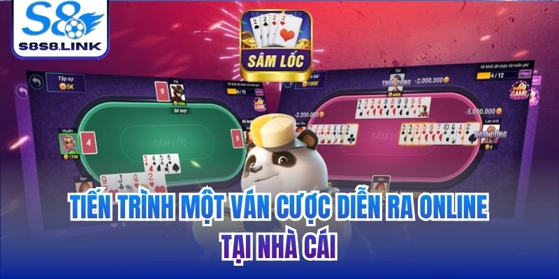 Tiến trình một ván cược diễn ra online tại nhà cái